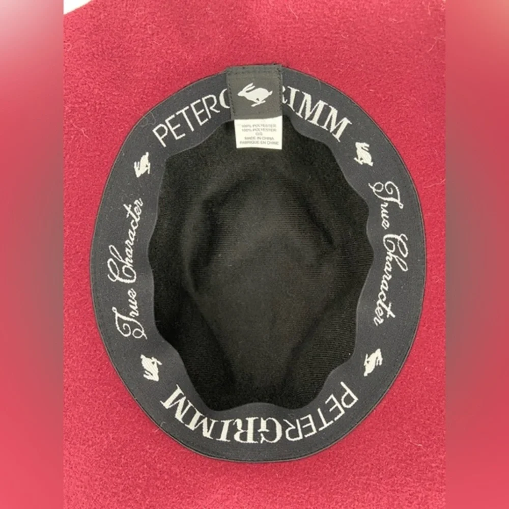NWT, Peter Grimm‎ Burgundy Joni Felt Hat